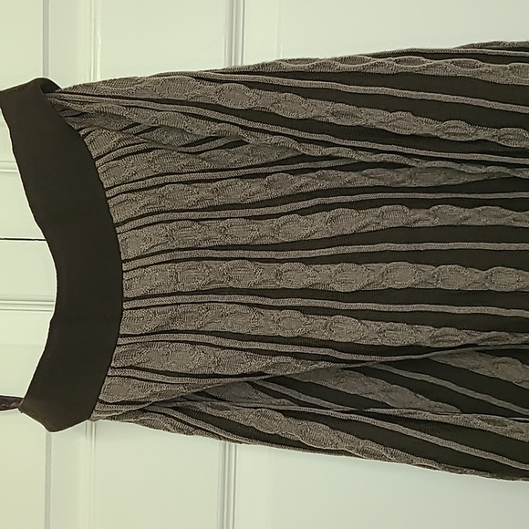 Y2K mossimo wool blend midi skirt‎ Two toned browns designs size Small - Picture 9 of 16